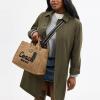 imageCoach Straw Cargo Tote B4Natural