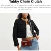 imageCoach Tabby Chain ClutchB4Ruby