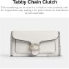 imageCoach Tabby Chain ClutchChalk