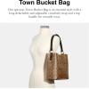imageCoach Town Bucket BagBlack