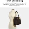 imageCoach Town Bucket BagBrown Black