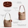 imageCoach Willow Soft Bucket Bag 19Tan Caramel