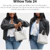 imageCoach Willow Tote 24 in Signature Canvas LHWhite Chalk