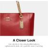 imageCoach Womens Cammie Chain ToteRed Apple
