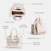 imageCoach Womens Cargo Tote 26B4Chalk