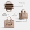 imageCoach Womens Cargo Tote 26Dark Natural