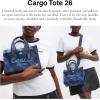 imageCoach Womens Cargo Tote 26Midnight Navy