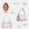 imageCoach Womens Soft Pebble Leather Cary Crossbody BagChalk
