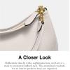 imageCoach Womens Soft Pebble Leather Cary Crossbody BagChalk