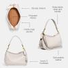 imageCoach Womens Soft Pebble Leather Cary Crossbody BagChalk