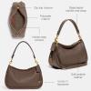 imageCoach Womens Soft Pebble Leather Cary Crossbody BagDark Stone
