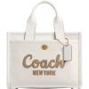 imageCoach Bubble Leather Cargo Tote 26 B4Chalk