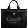 imageCoach Bubble Leather Cargo ToteB4Black