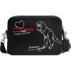 imageCoach Charter Crossbody Bag 24 with Sketch Print Black Multi