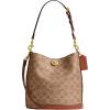 imageCoach Willow Soft Bucket Bag 19Tan Caramel