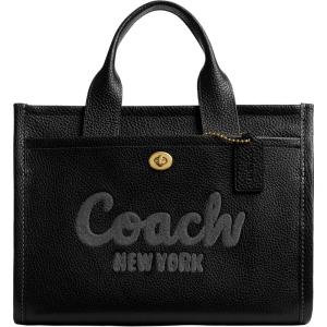 imageCoach Bubble Leather Cargo ToteB4Black