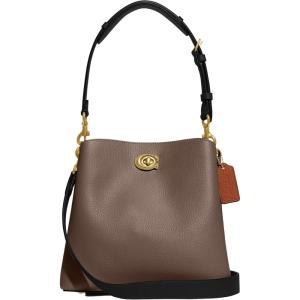 imageCoach ColorBlock Leather Willow BucketDark Stone