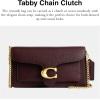 imageCOACH Tabby Chain ClutchB4Merlot