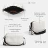 imageCoach Charter Flap Crossbody 24 WhiteBlack Sig