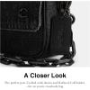 imageCoach Charter Flap Crossbody Bag 18 in Denim Washed Black