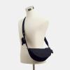 imageCoach Hall Soft Sling Bag in Signature Jacquard Midnight Navy