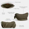 imageCoach Hall Soft Sling Bag in Signature Jacquard Olive Drab
