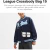 imageCoach League Crossbody 19 WhiteBlack Sig