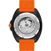 imageCoach Charter Mens 3H Multifunction Automatic Watch  Silicone Strap  Water Resistant up to 5ATM50 Meters  Gift for Him  Premium Fashion  SelfWinding  445mmBlack