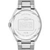 imageCoach Jackson Mens Watch 3H Quartz Bracelet Watch with Day Date Window  Water Resistant 3 ATM30 Meters  Gift for Him  Premium Fashion Timepiece for Everyday Style  45mmSilver