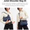 imageCoach Juliet Shoulder Bag 25 in Signature Denim LHDeep Blue Multi