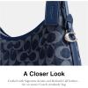 imageCoach Juliet Shoulder Bag 25 in Signature Denim LHDeep Blue Multi