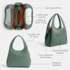 imageCoach Polished Pebble Leather Lana Shoulder BagSage