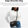 imageCoach Sage Shoulder Bag B4Black