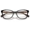 imageCoach Womens Hc6224u Universal Fit Square Prescription Eyewear FramesBlackTransparent BlushDemo Lens