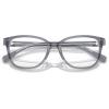 imageCoach Womens Hc6224u Universal Fit Square Prescription Eyewear FramesDark GreyLight GreyDemo Lens