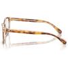 imageCoach Womens Hc6224u Universal Fit Square Prescription Eyewear FramesDark TortoiseCanaryDemo Lens