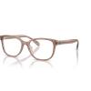 imageCoach Womens Hc6224u Universal Fit Square Prescription Eyewear FramesTransparent BrownGreyDemo Lens