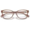 imageCoach Womens Hc6224u Universal Fit Square Prescription Eyewear FramesTransparent BrownGreyDemo Lens