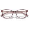 imageCoach Womens Hc6224u Universal Fit Square Prescription Eyewear FramesTransparent RoseBlushDemo Lens