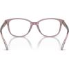imageCoach Womens Hc6224u Universal Fit Square Prescription Eyewear FramesTransparent RoseBlushDemo Lens