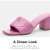 imageCoach Womens Holly Block Heel Sandal PlatformFuchsia