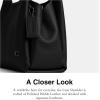 imageCoach Womens Polished Pebble Leather Lana Shoulder Bag 23Black