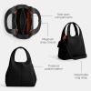 imageCoach Womens Polished Pebble Leather Lana Shoulder Bag 23Black