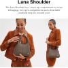 imageCoach Womens Polished Pebble Leather Lana Shoulder Bag 23Dark Stone