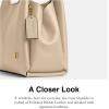 imageCoach Womens Polished Pebble Leather Lana Shoulder Bag 23Ivory