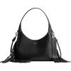 imageCoach Brooklyn Shoulder Bag 23 with FringeLhBlack