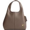 imageCoach Womens Polished Pebble Leather Lana Shoulder Bag 23Dark Stone