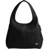 imageCoach Womens Polished Pebble Leather Lana Shoulder BagBlack
