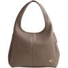 imageCoach Womens Polished Pebble Leather Lana Shoulder BagDark Stone