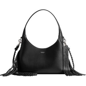 imageCoach Brooklyn Shoulder Bag 23 with FringeLhBlack